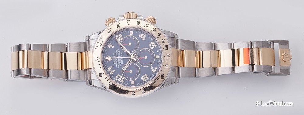 Rolex-Cosmograph-Daytona-40mm-Steel-and-Yellow-Gold-116523-blue- 5