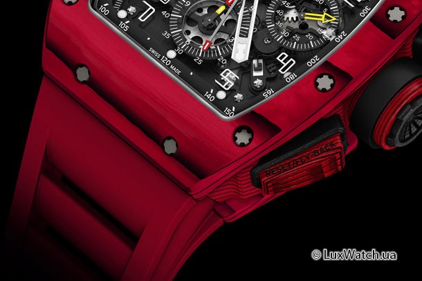 Richard-Mille-RM-011-Red-TPT-Quartz-automatic-flyback-chronograph-Detail-case