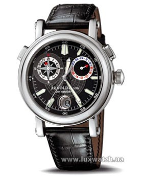 Arnold & Son » _Archive » Mid Complications GMT II Compass Rose » 1G2AS.B03A.C01B