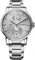 Arnold & Son » Royal Collection » Eight Day Steel » Arnold & Son Eight Day Steel Silver