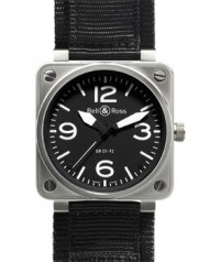 Bell & Ross » _Archive » BR Instrument BR 01-92 46mm Automatic » BR 01-92 BlackDial Synthetic