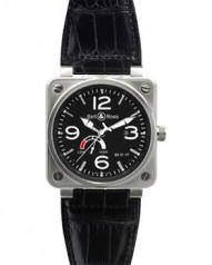 Bell & Ross » _Archive » BR Instrument BR 01-97 46mm Power Reserve » BR 01-97 BlackDial Croco