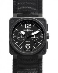 Bell & Ross » _Archive » BR Instrument BR 03-94 42mm Chronograph Carbon » BR 03-94 Carbon Synthetic