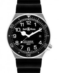 Bell & Ross » _Archive » Professional Type Marine » Type Marine Black Rubber