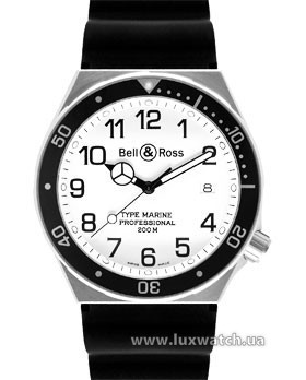 Bell & Ross » _Archive » Professional Type Marine » Type Marine White Rubber