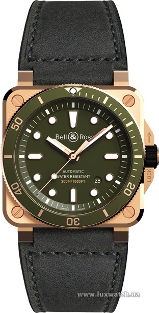 Bell & Ross » Instruments » BR 03-92 Diver » BR0392-D-G-BR/SCA