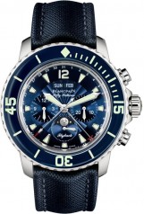 Blancpain » Fifty Fathoms » 'Fifty Fathoms' Flyback Chronograph Complete Calendar Moon Phase » 5066F-1140-52B