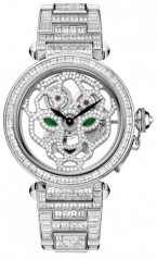 Cartier » _Archive » High Jewelry Watches with Complication Pasha Skeleton with Panther Decor » HPI00513
