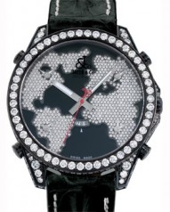 Jacob & Co. » _Archive » Five Time Zone (FullSize, 47mm) JC-47 `The World is Yours` » JC-47SBK