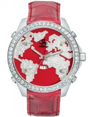 Jacob & Co. » _Archive » Five Time Zone (FullSize, 47mm) JC-47 `The World is Yours` » JC-47SR