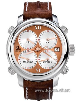 Jacob & Co. » _Archive » H-24 Five Time Zone Automatic H-24R » H-24R