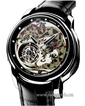 Jean Dunand » Timepieces » Tourbillon Orbital » Tourbillon Orbital WG MosaicDial