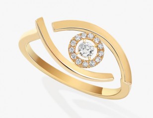 Messika » Jewellery » Lucky Eye Ring » 10036-YG
