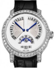 Pierre Kunz » Complication » Retrograde Hours and Minutes Moon Phase A004 HMRL » A004 HMRL.1 WG White