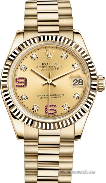Rolex » _Archive » Datejust 31mm Yellow Gold » 178278-0127