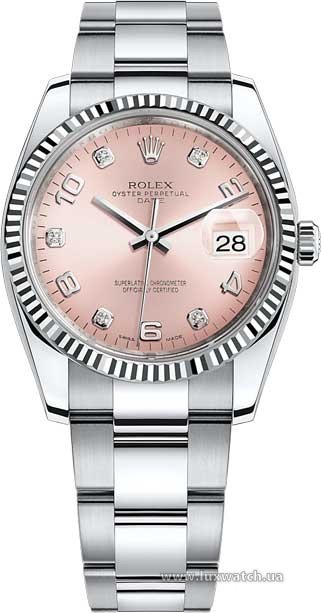 Rolex » _Archive » Datejust 34mm Steel and White Gold » 115234-0009