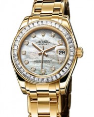Rolex » _Archive » Datejust 34mm Yellow Gold » 81308BRIL White MOP D