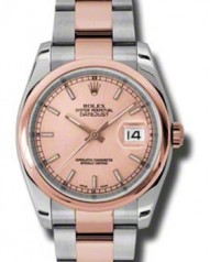 Rolex » _Archive » Datejust 36mm Steel and Everose Gold » 116201 chso