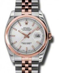 Rolex » _Archive » Datejust 36mm Steel and Everose Gold »  116201 ssj