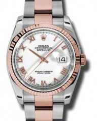 Rolex » _Archive » Datejust 36mm Steel and Everose Gold »  116231 wro