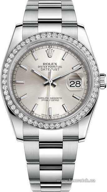Rolex » _Archive » Datejust 36mm Steel and White Gold » 116244-0051