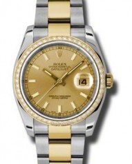 Rolex » _Archive » Datejust 36mm Steel and Yellow Gold » 116243 chio