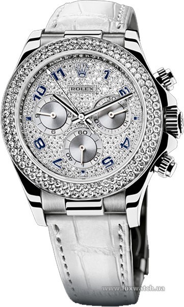 Rolex » _Archive » Daytona Cosmograph 40mm White Gold » 116589 RBR Pave