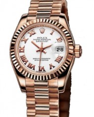 Rolex » _Archive » Lady-Datejust 26mm Everose Gold » 179175 White