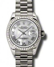 Rolex » _Archive » Lady-Datejust 26mm White Gold » 179179 mrp