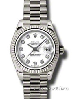 Rolex » _Archive » Lady-Datejust 26mm White Gold » 179179 wdp