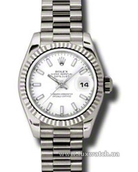 Rolex » _Archive » Lady-Datejust 26mm White Gold » 179179 wsp