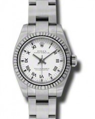 Rolex » _Archive » Lady Oyster Perpetual 26mm Steel and White Gold »  176234 wbkro