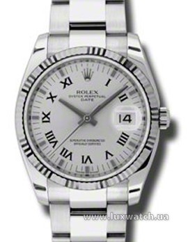 Rolex » _Archive » Oyster Perpetual Date 34mm Steel and White Gold » 115234 sro