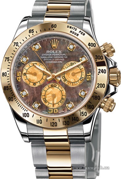 Rolex » _Archive » Cosmograph Daytona 40mm Steel and Yellow Gold » 116523 dkym