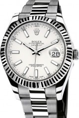 Rolex » _Archive » Datejust II 41mm Steel and White Gold » 116334 White