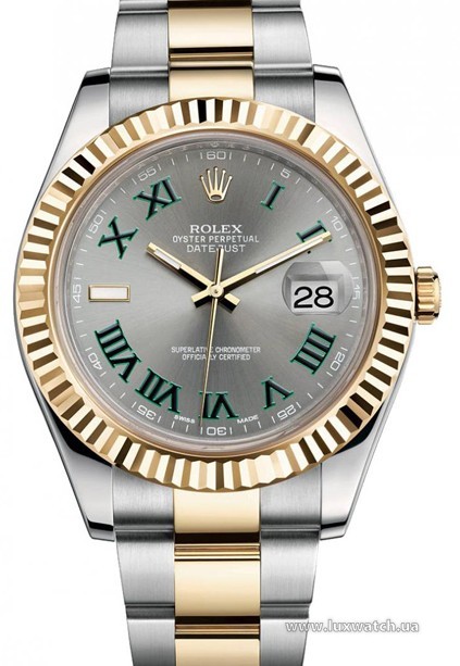 Rolex » _Archive » Datejust II 41mm Steel and Yellow Gold » 116333 Slate
