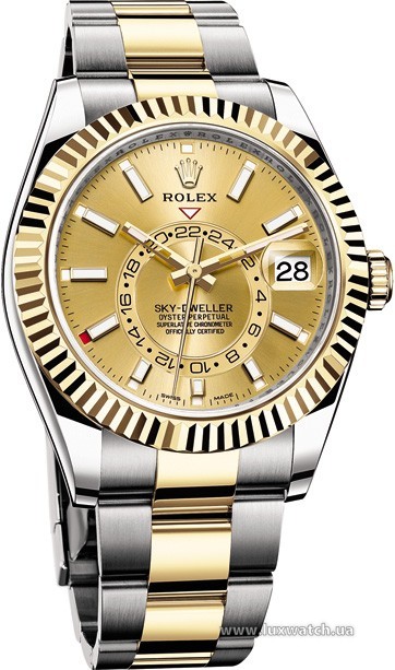 Rolex » _Archive » Sky-Dweller 42mm Steel and Yellow Gold » 326933-0001