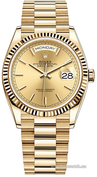 Rolex » Day-Date » Day-Date 36mm Yellow Gold » 128238-0045