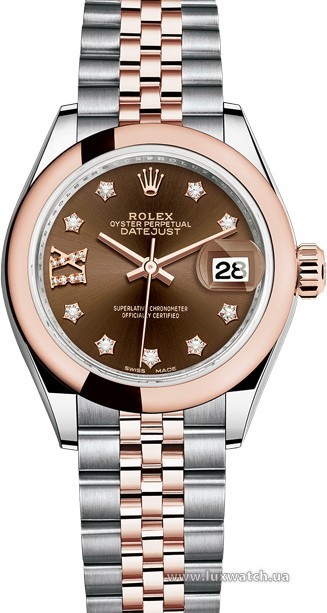 Rolex » Datejust » Datejust 28 mm Steel and Everose Gold » 279161-0003