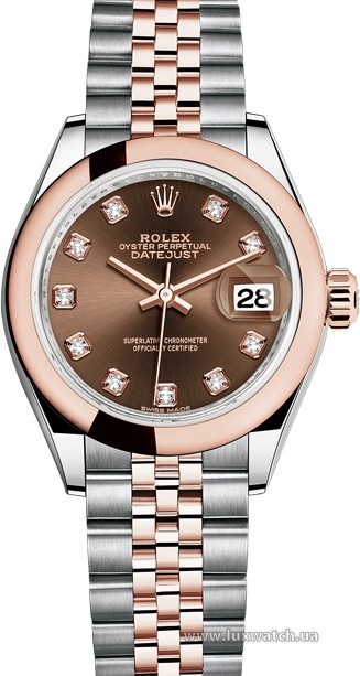 Rolex » Datejust » Datejust 28 mm Steel and Everose Gold » 279161-0011