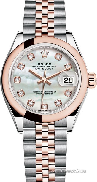 Rolex » Datejust » Datejust 28 mm Steel and Everose Gold » 279161-0013