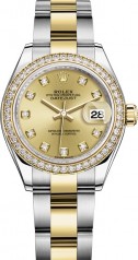 Rolex » Datejust » Datejust 28 mm Steel and Yellow Gold » 279383rbr-0012