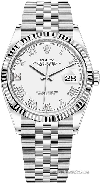 Rolex » Datejust » Datejust 36mm Steel and White Gold » 126234-0025