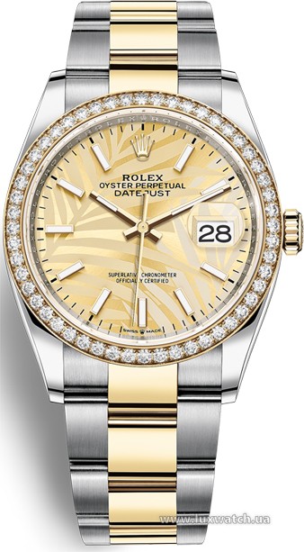 Rolex » Datejust » Datejust 36mm Steel and Yellow Gold » 126283rbr-0024
