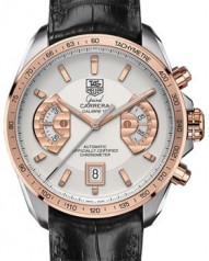 TAG Heuer » _Archive » Grand Carrera Calibre 17 RS Chronograph Steel & Rose Gold » CAV515B.FC6225