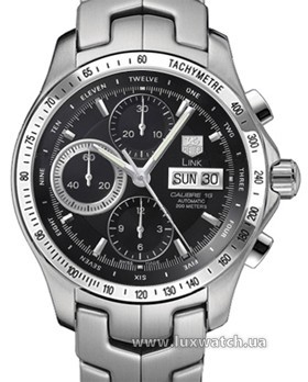TAG Heuer » _Archive » Link Calibre 16 Day Date Automatic Chronograph 42 mm » CJF211A.BA0594