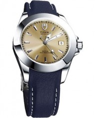 Tudor » _Archive » Classic 39mm Polished Bezel » 79410P-LeatherBlue ChampagneDial