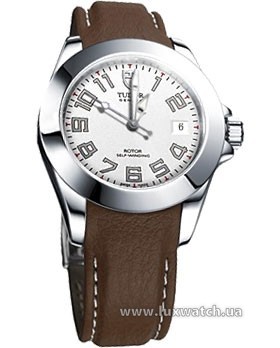 Tudor » _Archive » Classic 39mm Polished Bezel » 79410P-LeatherBrown WhiteDial