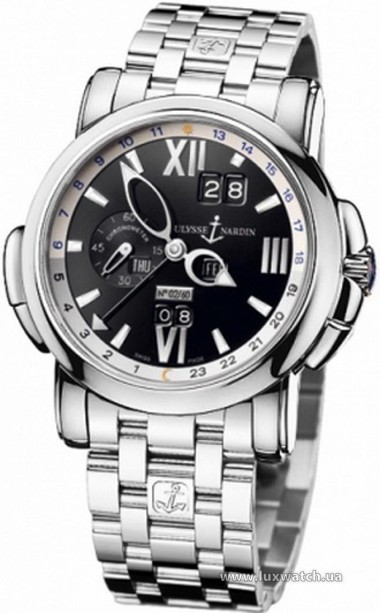Ulysse Nardin » _Archive » Classic GMT ± Perpetual 42mm » 320-60-8/32