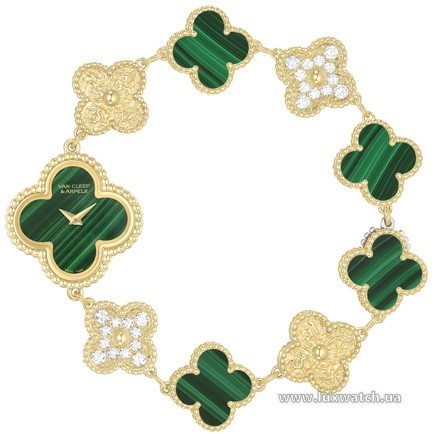 Van Cleef & Arpels » _Archive » Alhambra Vintage Bracelet » Sweet Alhambra Green